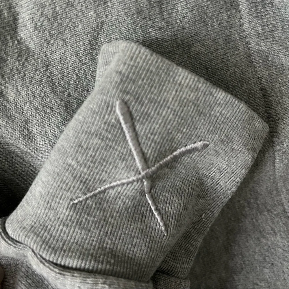 ORIGINAL FAKE sz 1 S Button Down Hoodie Chomper Gray KAWS Japan - Picture 5 of 12